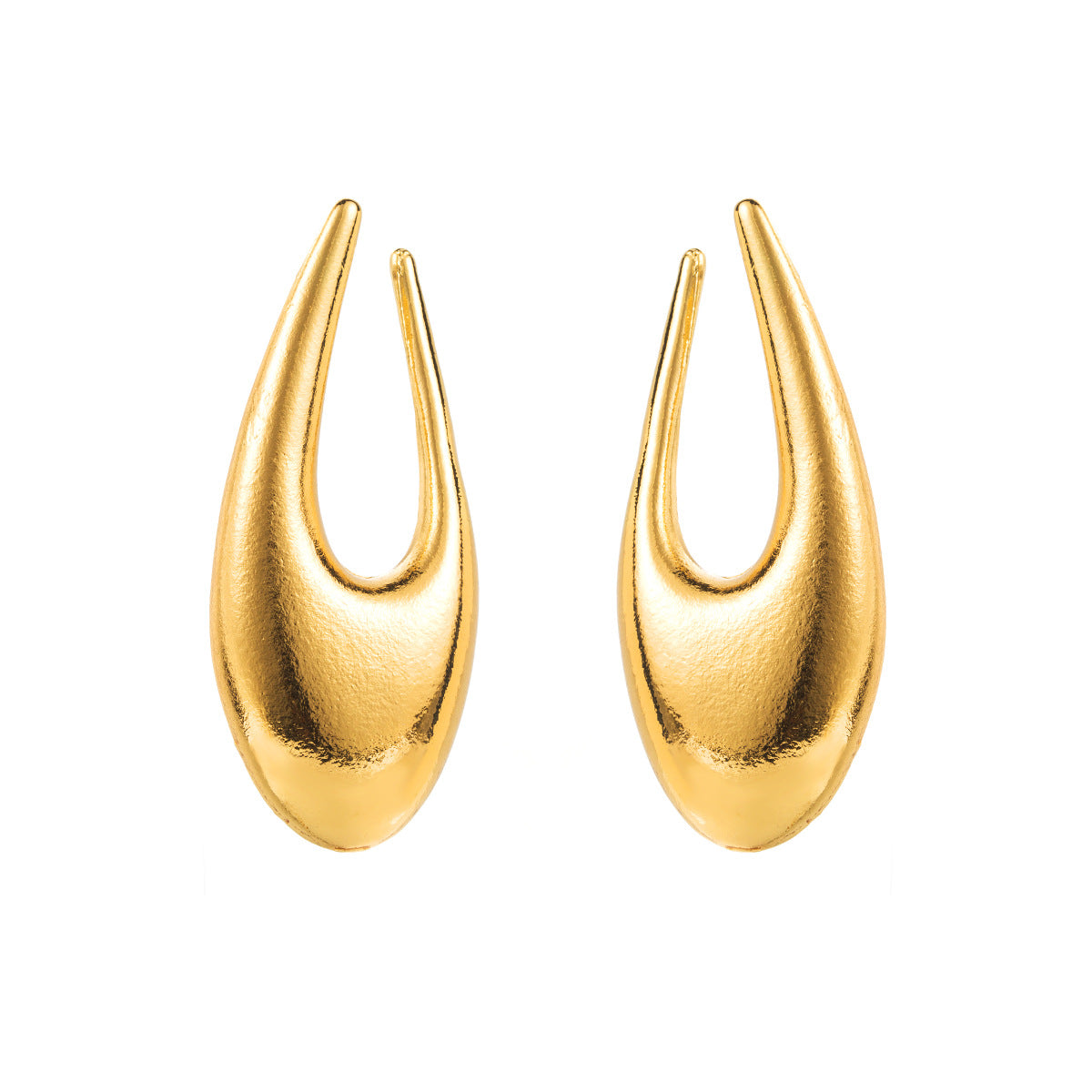 Vintage Geometric Earrings in Alloy with Electroplating Finish for Women
