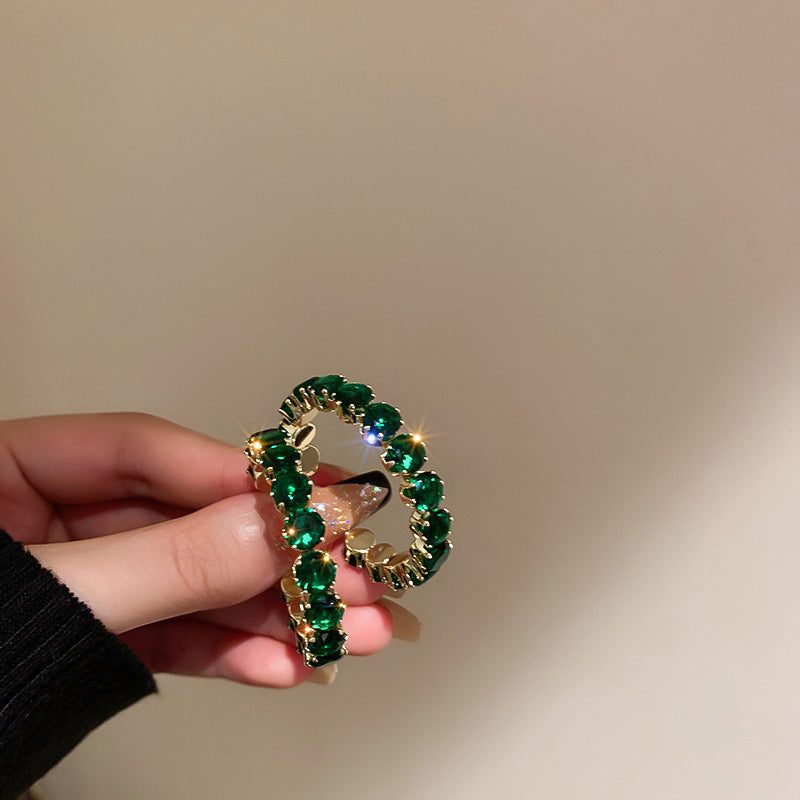 Orecchini Vintage in Resina con Forma a Diamante Geometrico, Corpo in Lega e Finitura Placcata Oro, Perni in Acciaio Inossidabile, Gioielli per Orecchie da Donna Minimalisti di Lusso