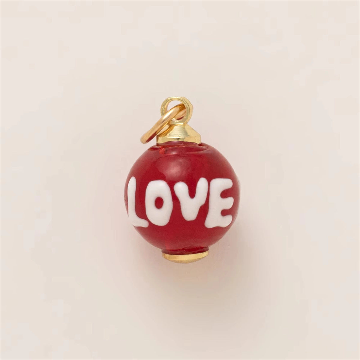 Minimalist Sporty Heart Geometric 18K Gold Plated Brass Pendant Necklace for Unisex