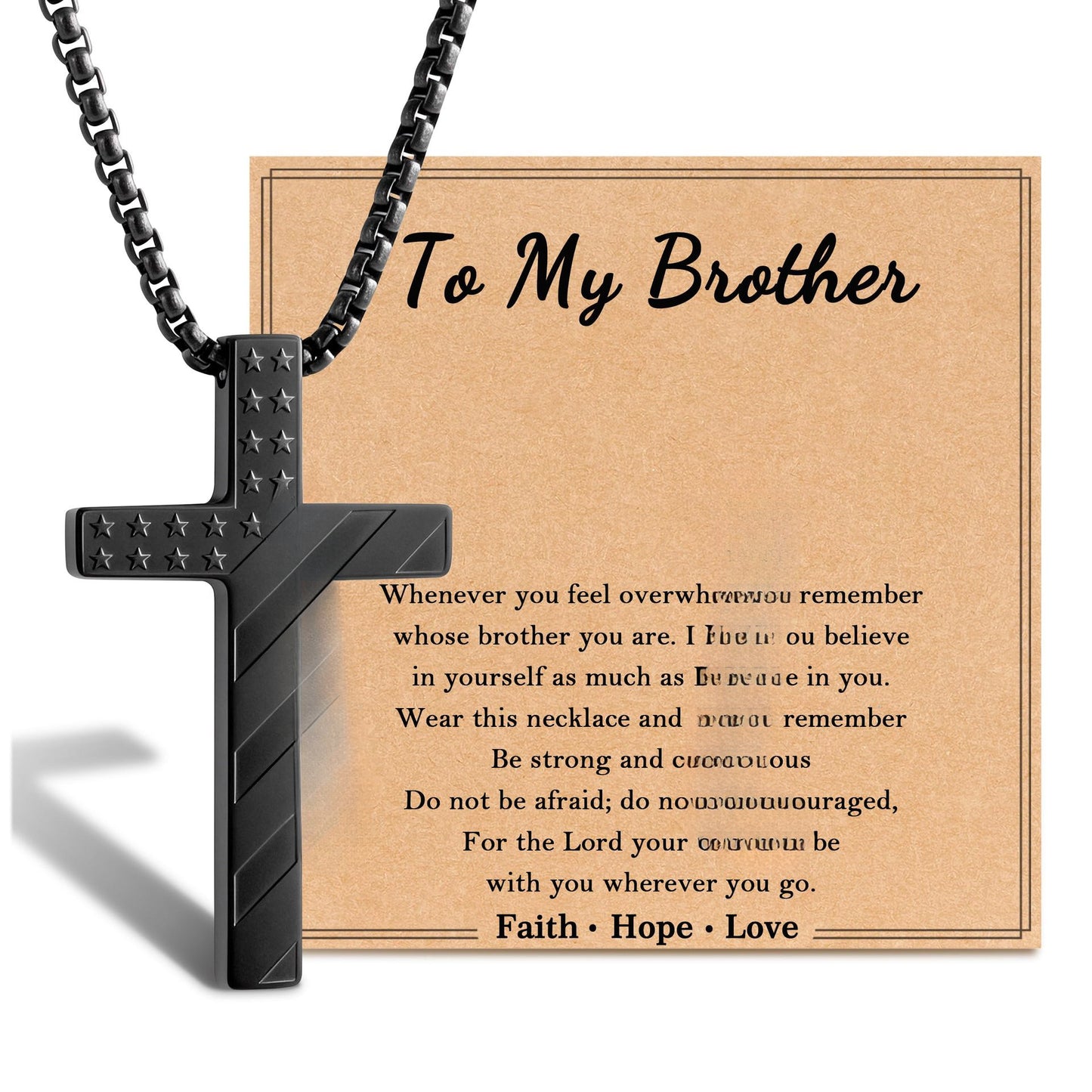 Casual Geometric Cross Stainless Steel Plated Pendant Necklace with Ball Chain for Unisex