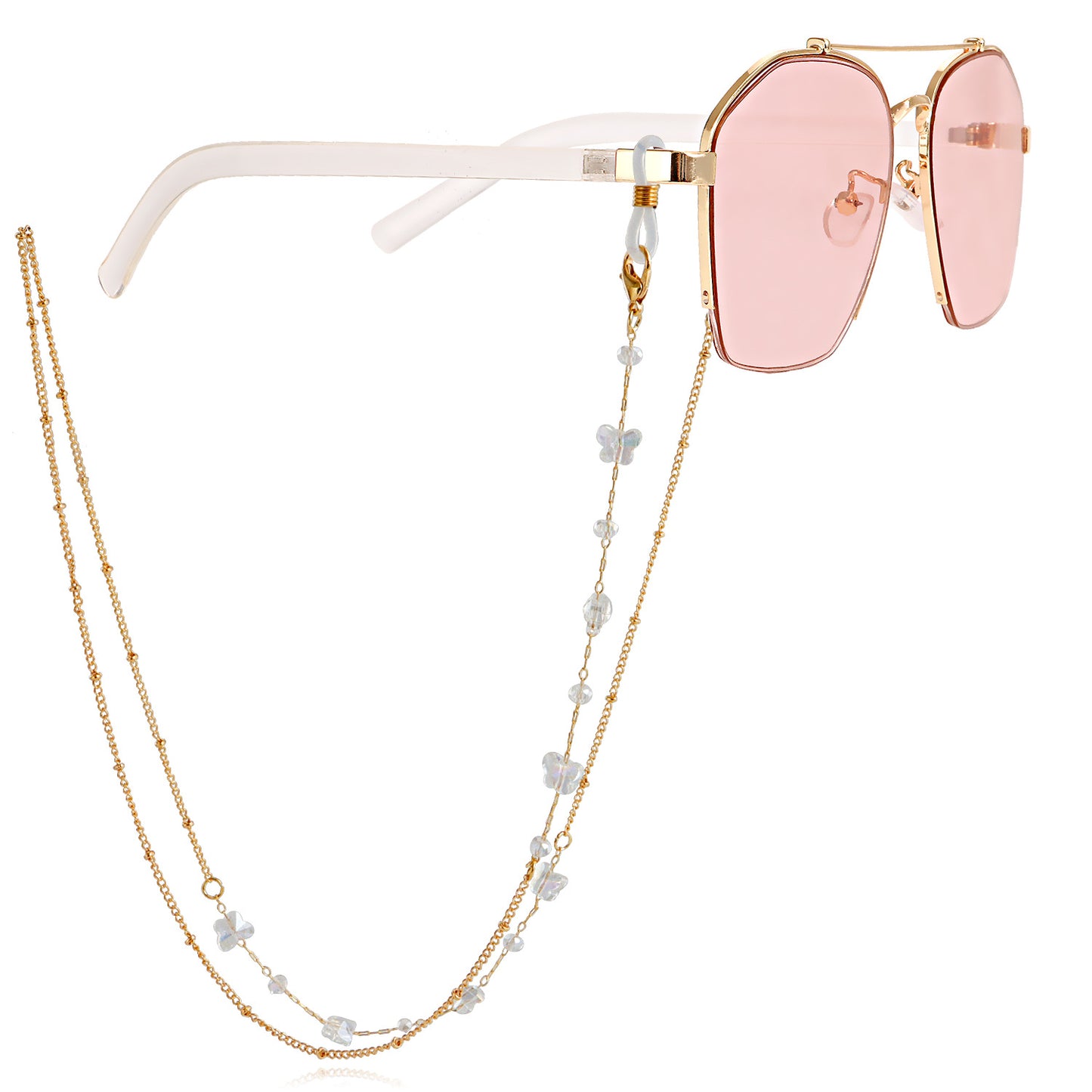 Elegant Casual Metal Chain for Masks and Glasses