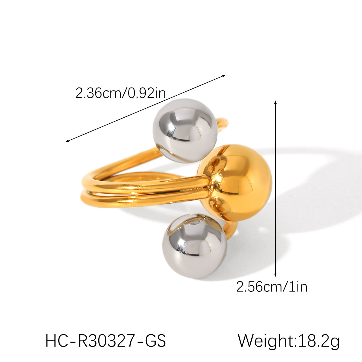 Minimalist Geometric Stainless Steel Ring with Plating Finish for Women Titanium Steel Fashion Ring