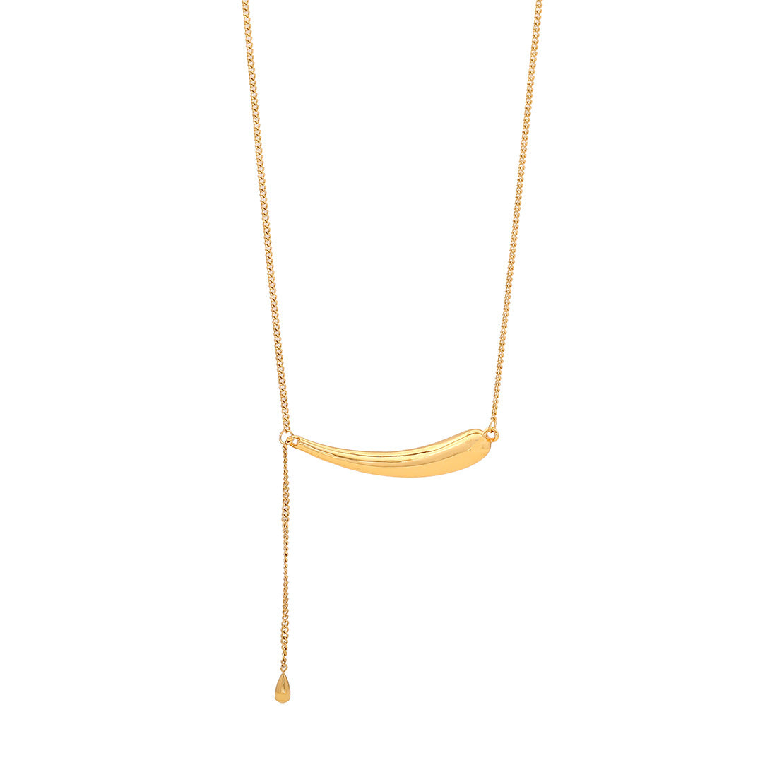 Collar de Cadena de Serpiente para Mujer, de Acero Inoxidable con Doble Capa Irregular Geométrica y Acabado Bañado
