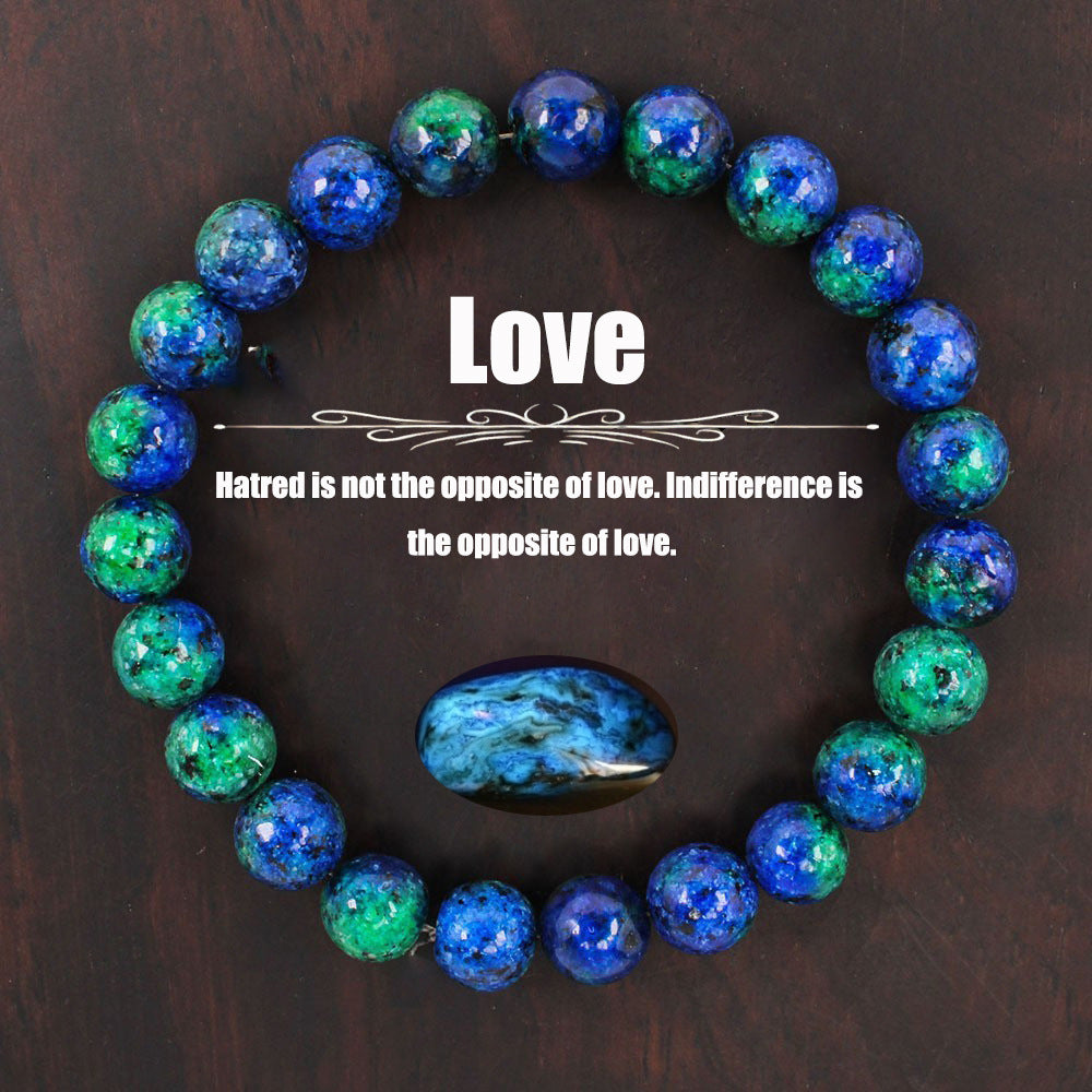 Natural Crystal Round Beaded Bracelet 8mm Handmade Stretch String