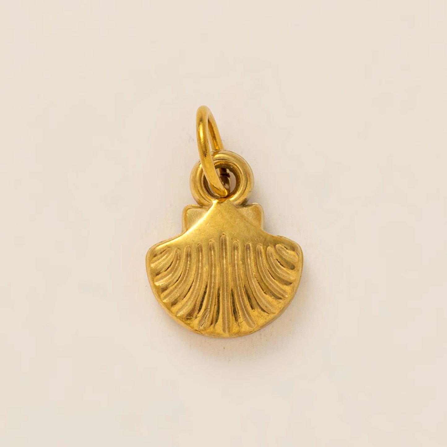 Vintage 18K Gold Plated Stainless Steel Starfish Shell Charm Bar for Women