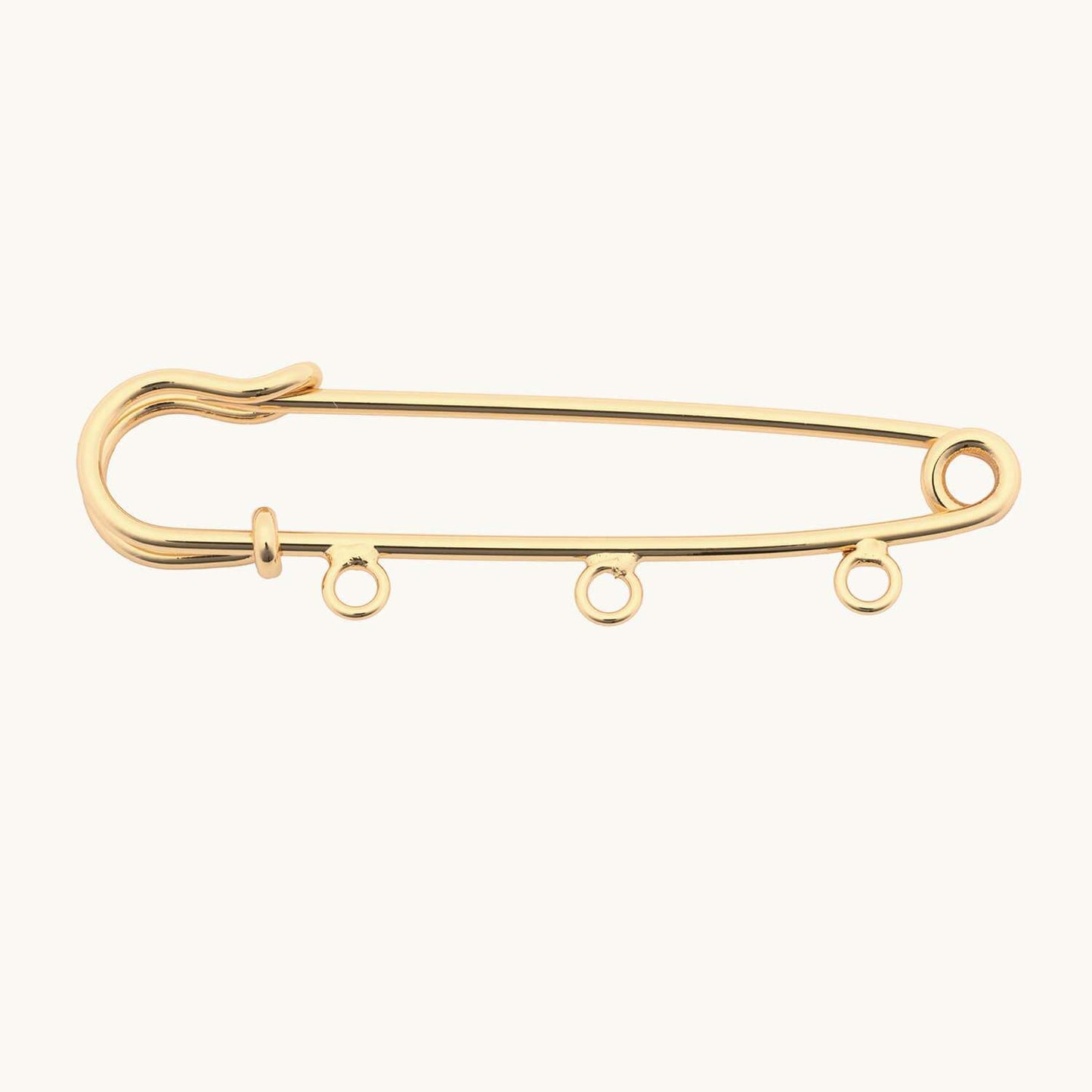 Minimalist Geometric Stainless Steel Charm Bar with Cubic Zirconia Inlay 18K Gold Plated Pendant for Women