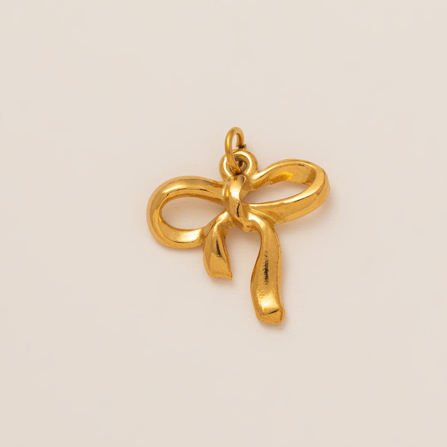 Minimalist Elegant Oval Geometric Plated Brass Charm Bar