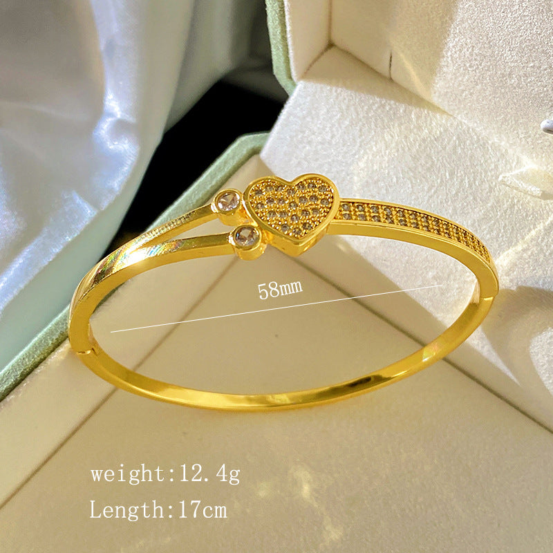 Vintage Plated Titanium Steel Bracelet