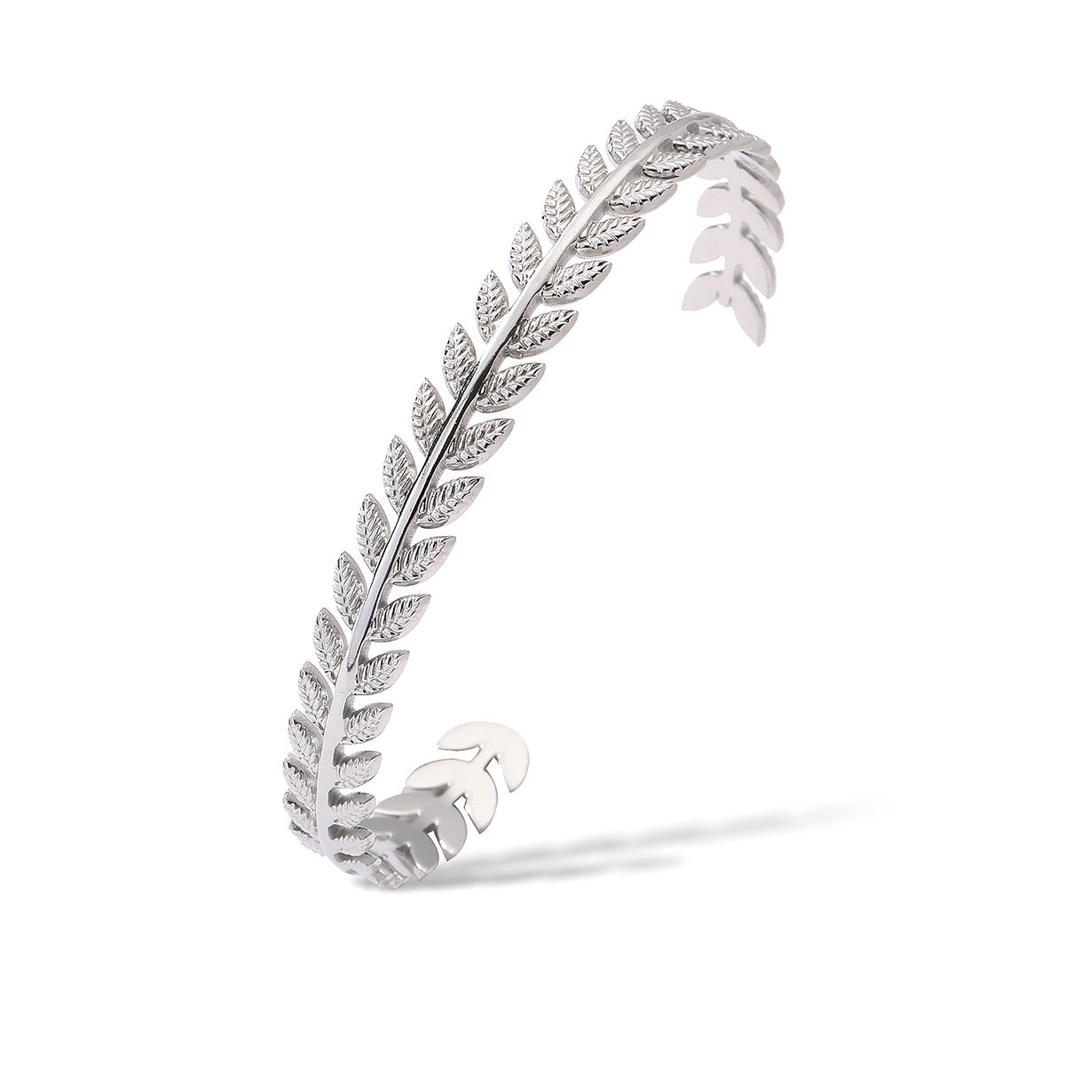 Bracciale Minimalista a C in Acciaio Inossidabile da Donna Placcato Oro 18K, Design Irregolare, Accessorio Moda Lusso Leggero