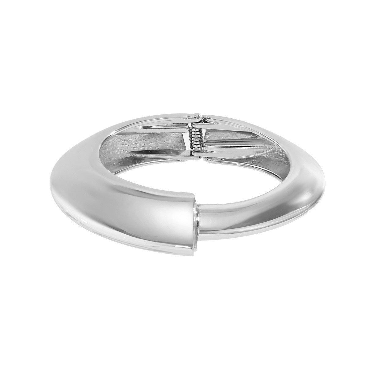 Fashion Polished Plated Geometric Teardrop Cuff Bracelet for Women