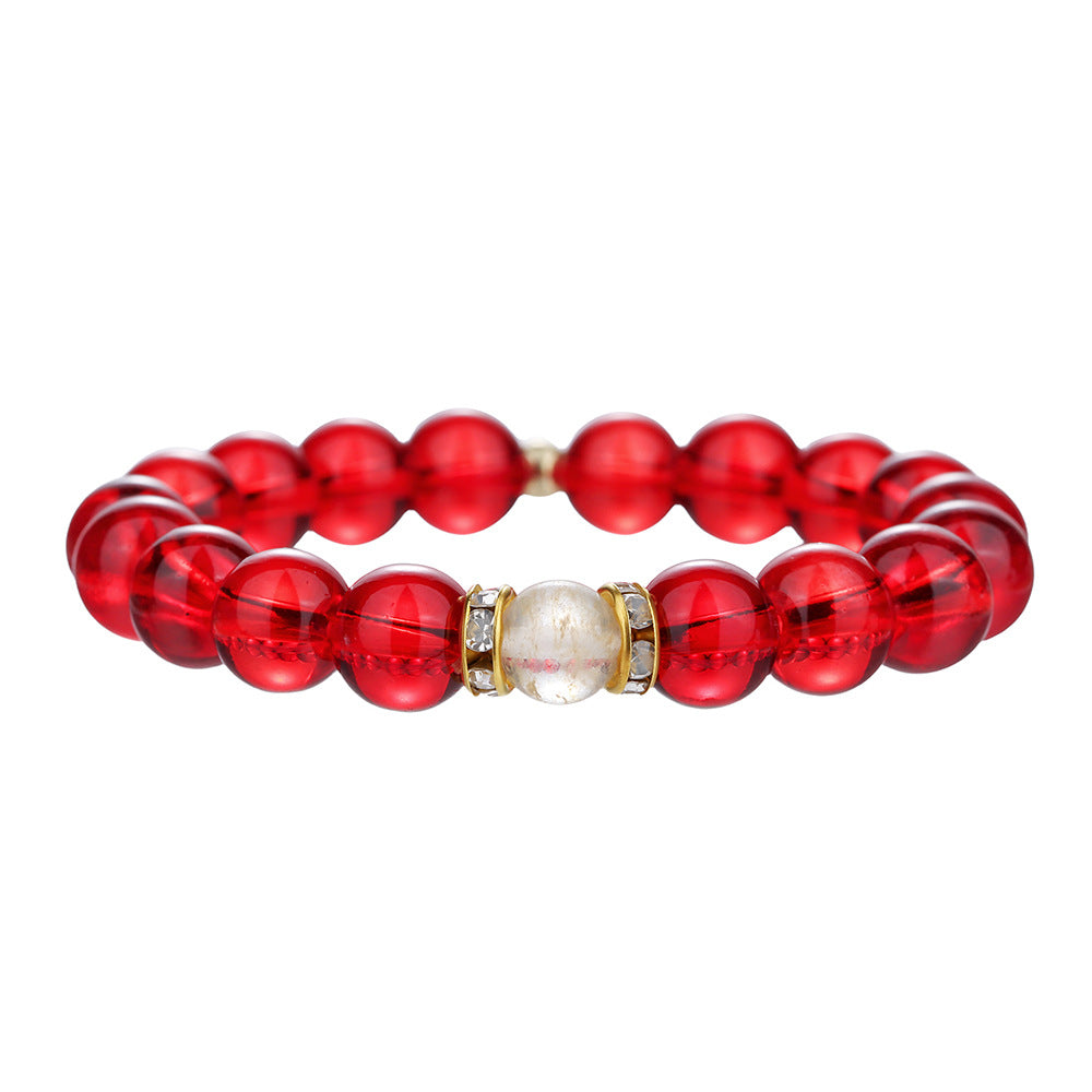 Lotus Beaded Bracelet with Tiger Eye Turquoise Agate and Volcanic Stone for Unisex
