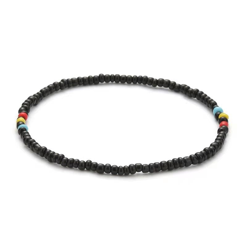 Bohemian Handmade Seed Bead Anklet for Women Beach Jewelry