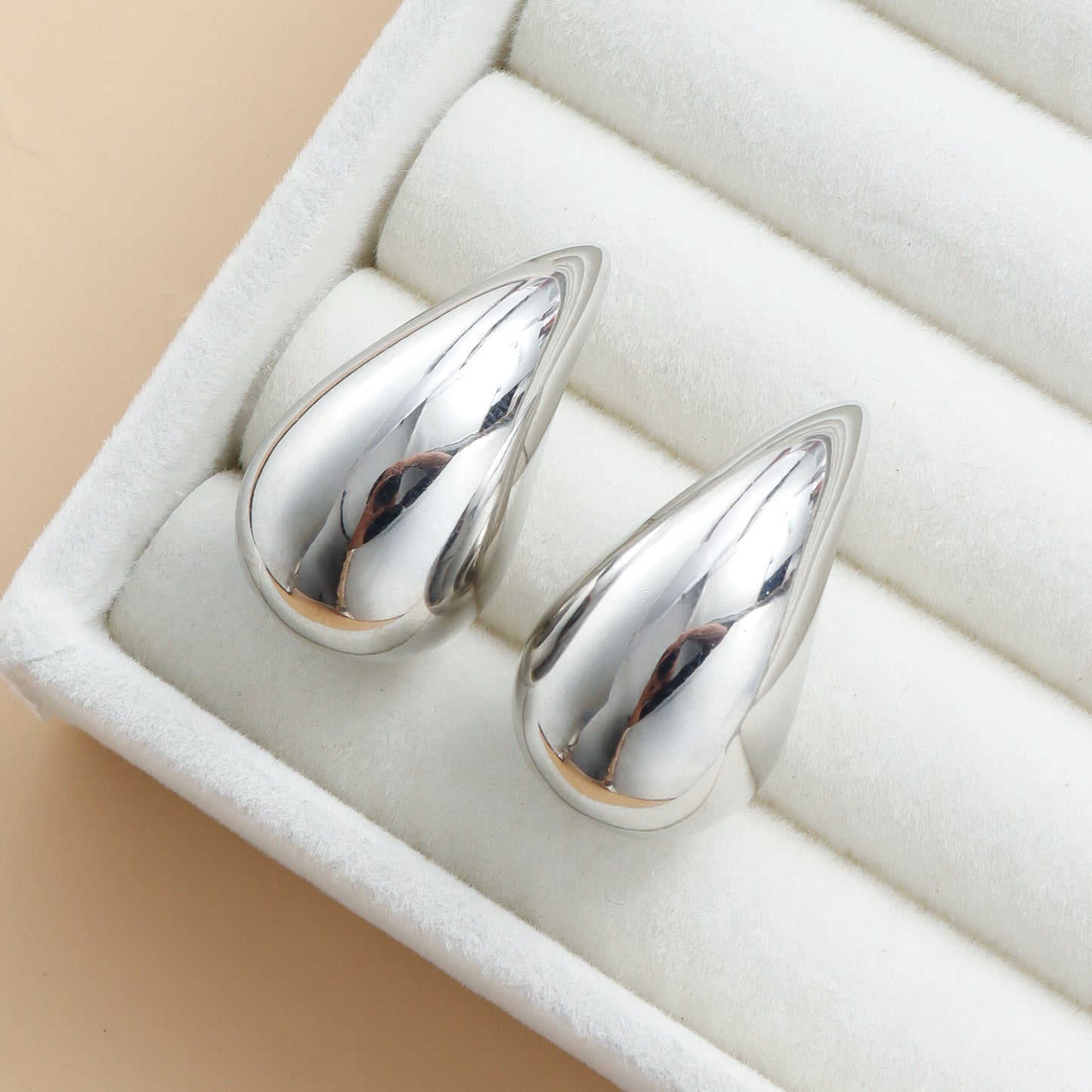 Punk Vintage Geometric Drop Earrings in Metal with Plated Finish