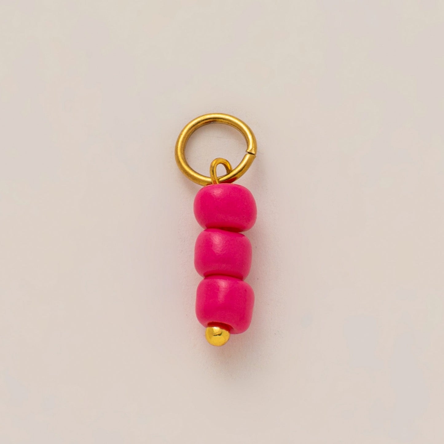 Vintage Gold Plated Stainless Steel Geometric Gemstone Shoe Charm Pendant with PVD Finish
