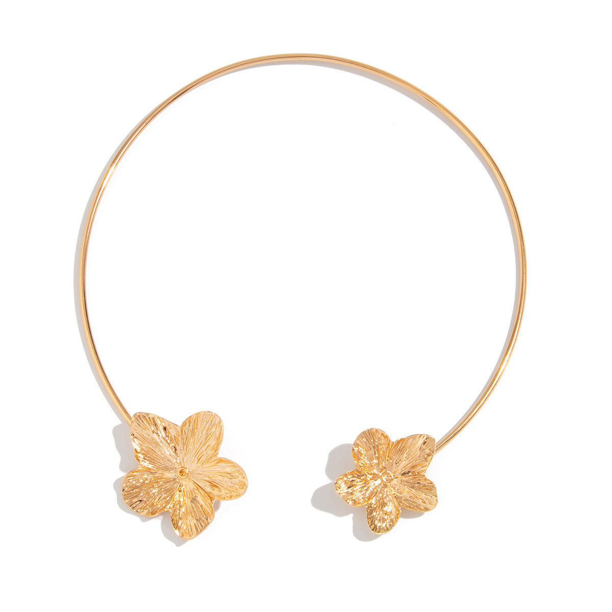 Collana girocollo da donna in lega a forma di stella e fiore in stile vacanza con tema spiaggia e oceano