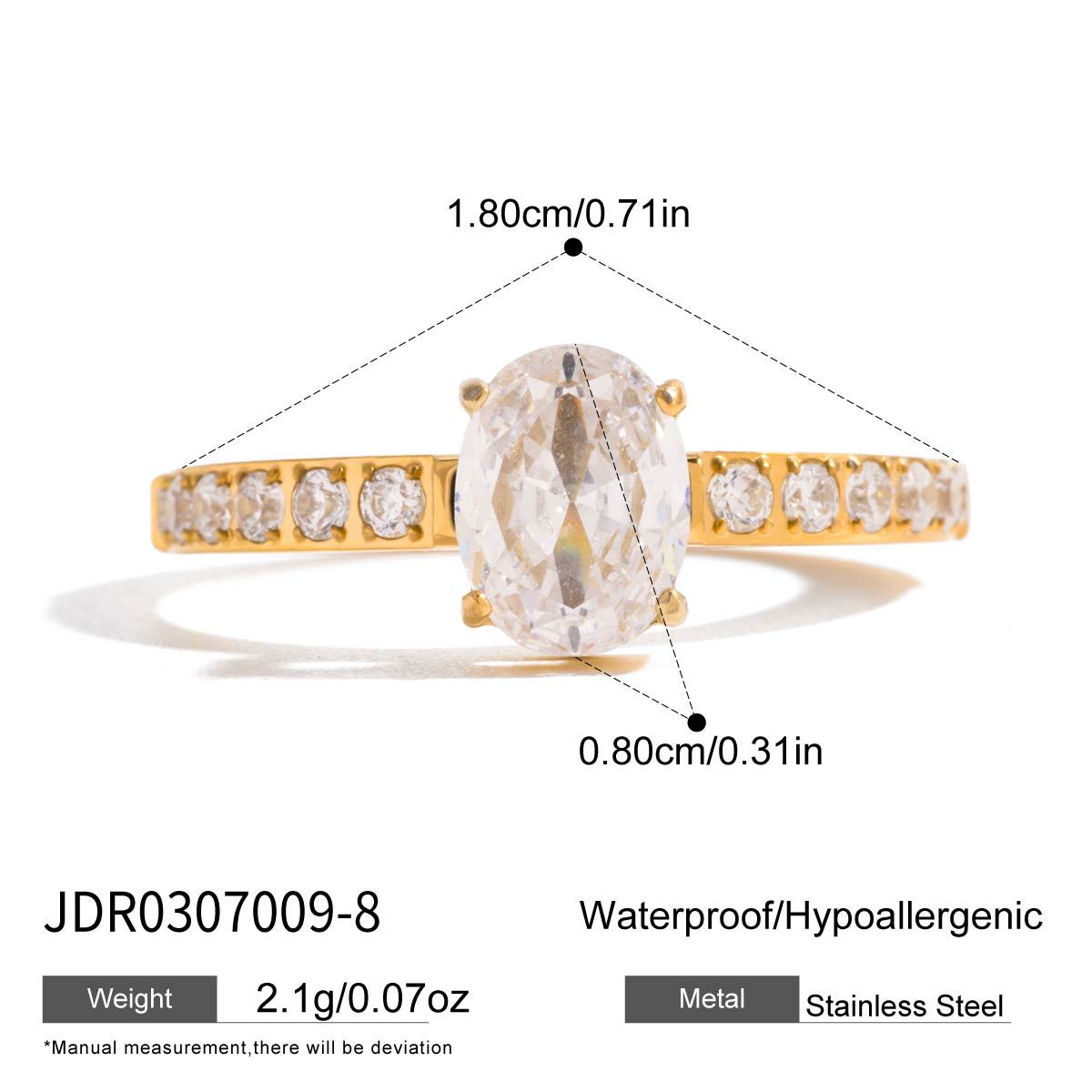 Collar chapado en acero titanio estilo geométrico con circonita para mujer, cadena de dedo minimalista de lujo, joyería de acero inoxidable