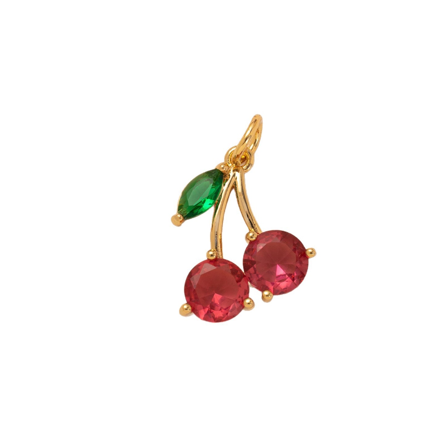 Minimalist Floral Pattern Brass PVD Plated Charm Bar