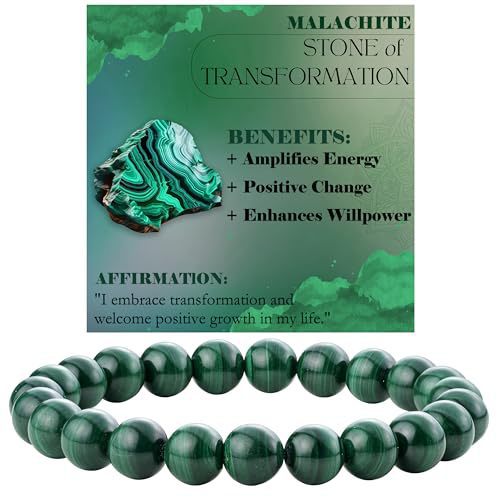 8mm Natural Agate and White Turquoise Round Beaded Stretch Bracelet Unisex Geometric Handmade Jewelry