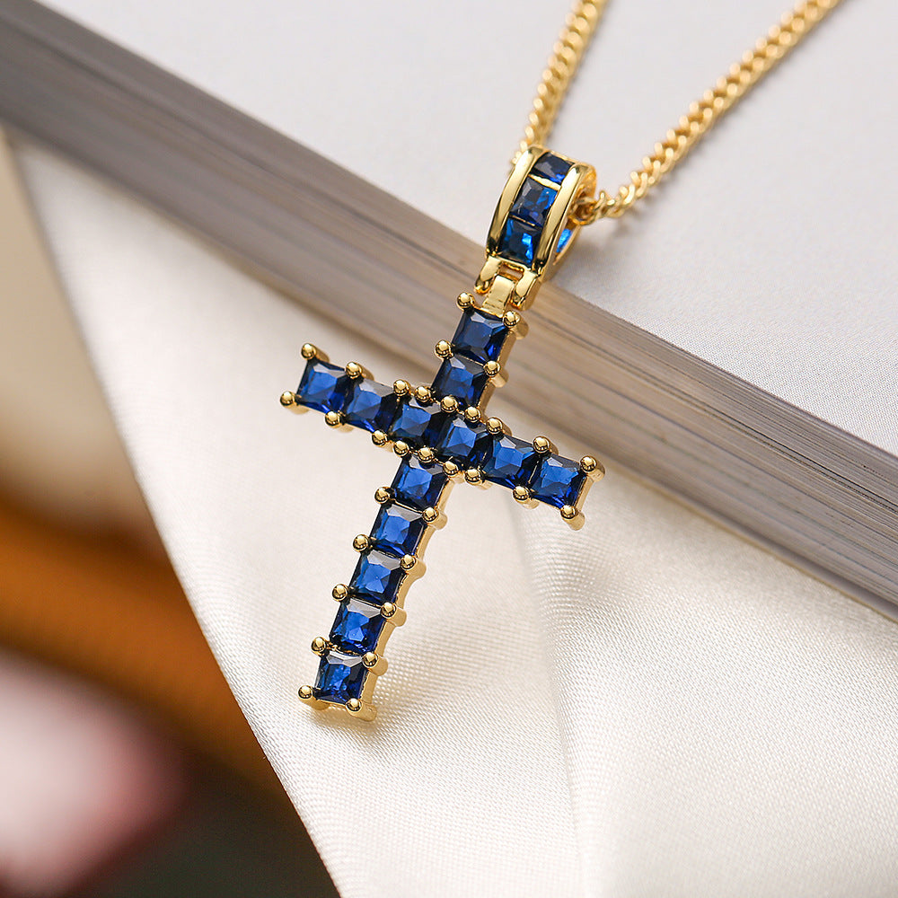 Luxury Geometric Pendant Necklace for Women in Copper with Gold Plating, Fashionable and Unique Statement Jewelry