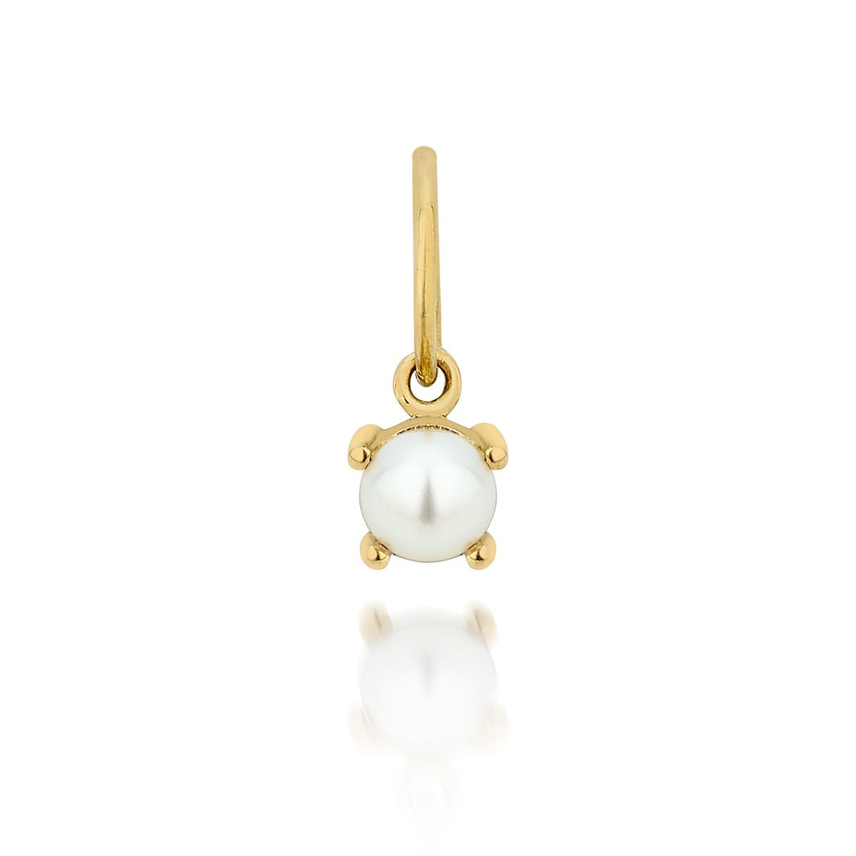 Vintage Geometric Stainless Steel PVD Gold Plated Birthstone Charm Bar