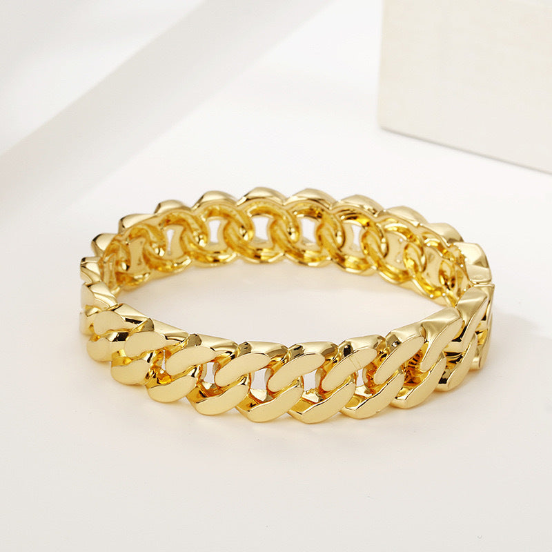 Fashion Plated Alloy Geometric Bracelet