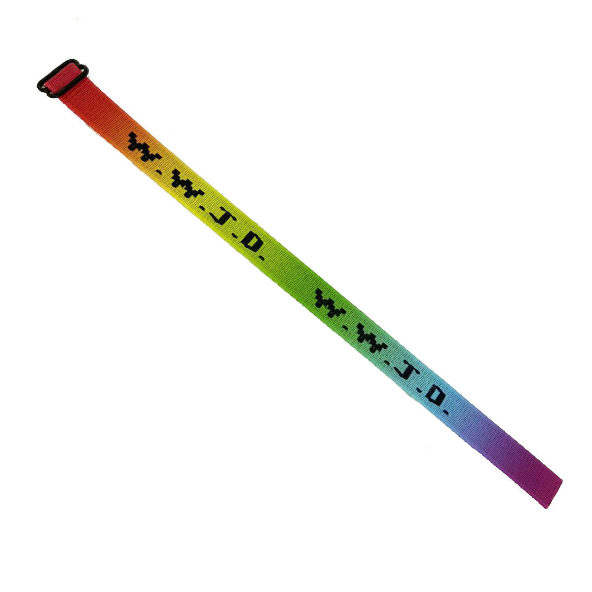 Casual Sporty Unisex Nylon Letter Wristband Bracelet Adjustable