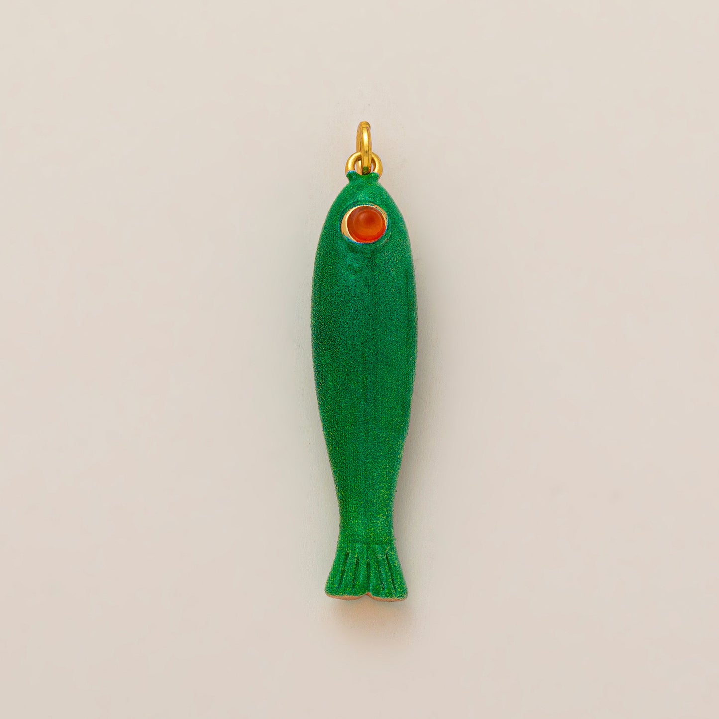 Vintage 18K Gold Plated Brass Fish Starfish Shell Charm Bar for Unisex