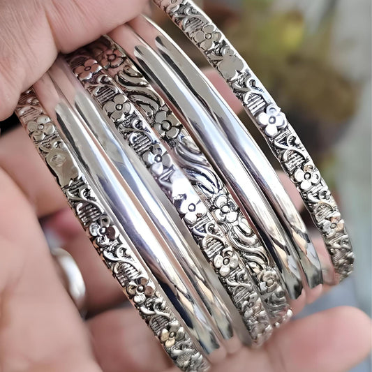 Vintage Punk Round Geometric Plated Iron Rope Chain Bracelet Ethnic Style for Women