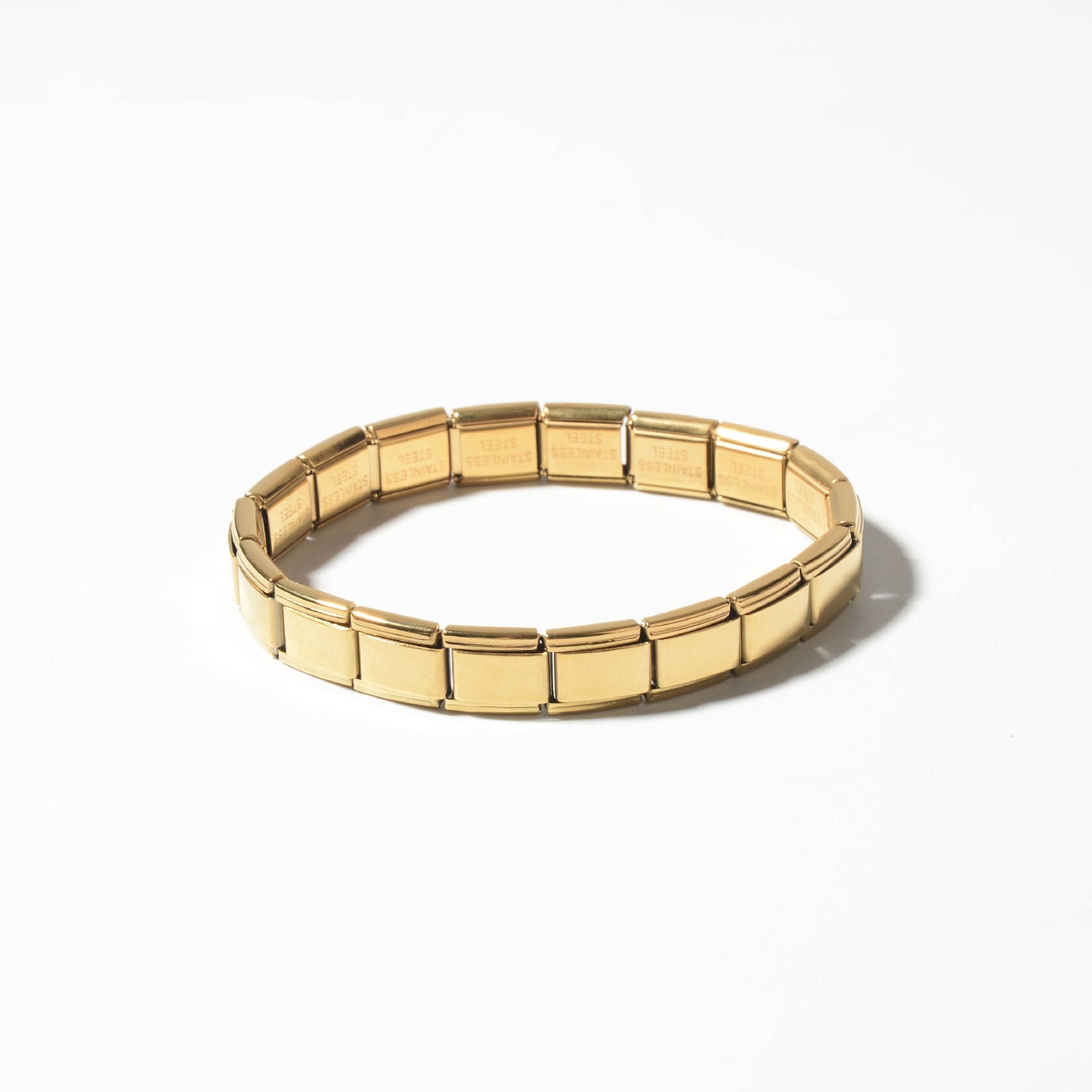 Minimalist Geometric Stainless Steel Plated Modular Link Bracelet Unisex Detachable Fashion Jewelry