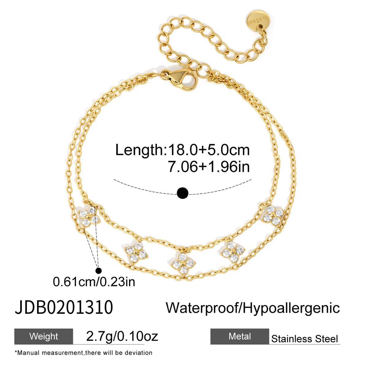 Minimalist Elegant Geometric Stainless Steel PVD Cubic Zirconia Earrings for Women