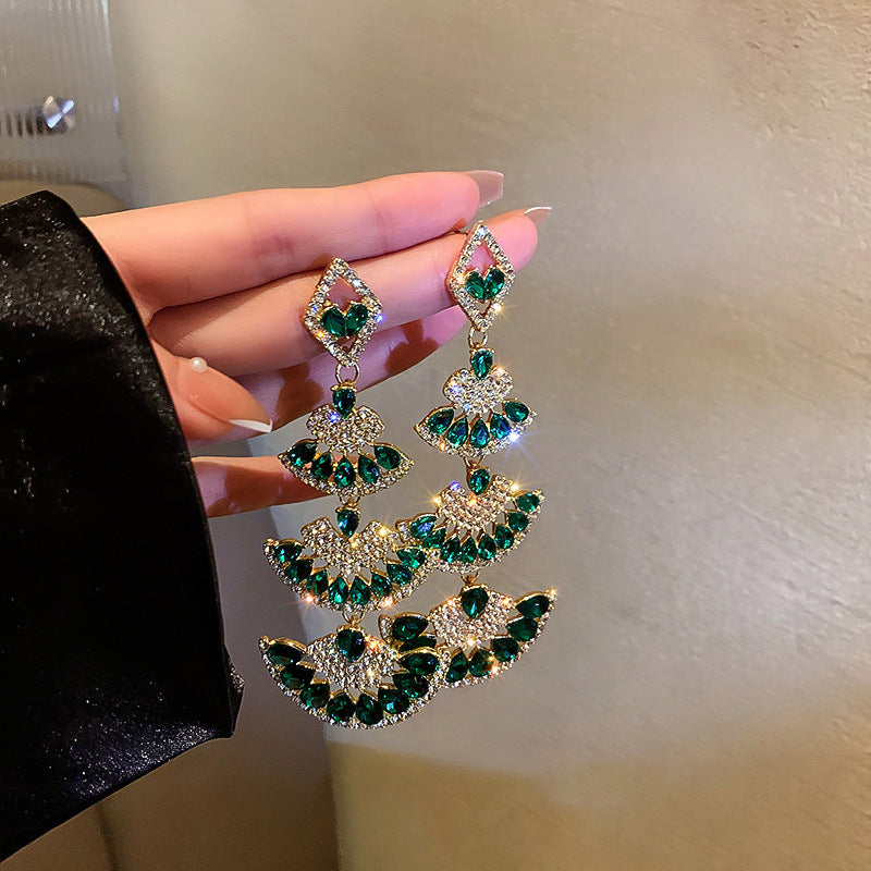 Orecchini Vintage in Resina con Forma a Diamante Geometrico, Corpo in Lega e Finitura Placcata Oro, Perni in Acciaio Inossidabile, Gioielli per Orecchie da Donna Minimalisti di Lusso