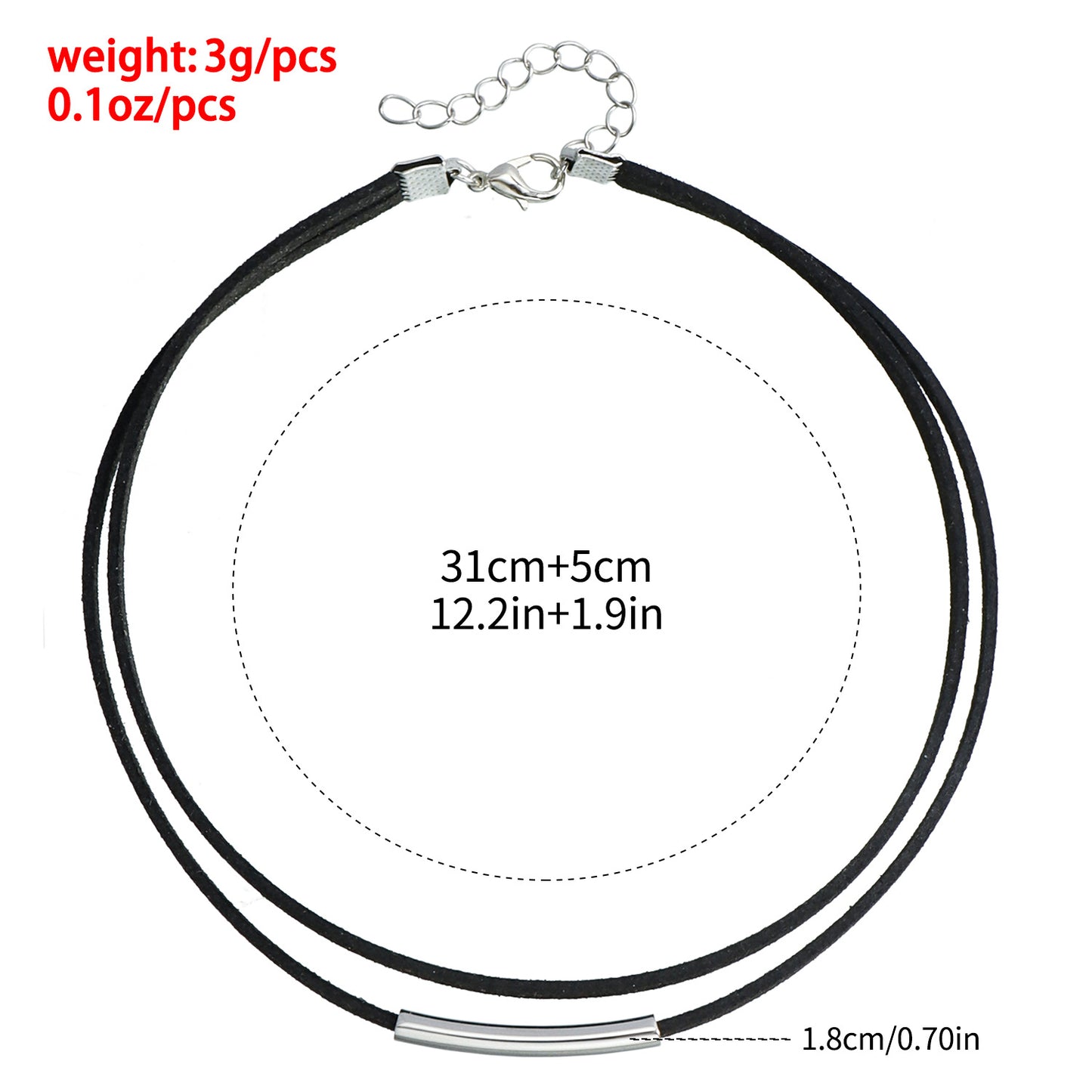 Collar minimalista geométrico de tubo doblado con cordón de terciopelo negro para mujer Gargantilla de doble capa con acabado chapado