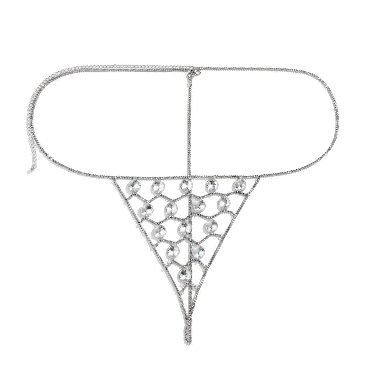 Minimalist Geometric Acrylic Plated Body Chain for Women