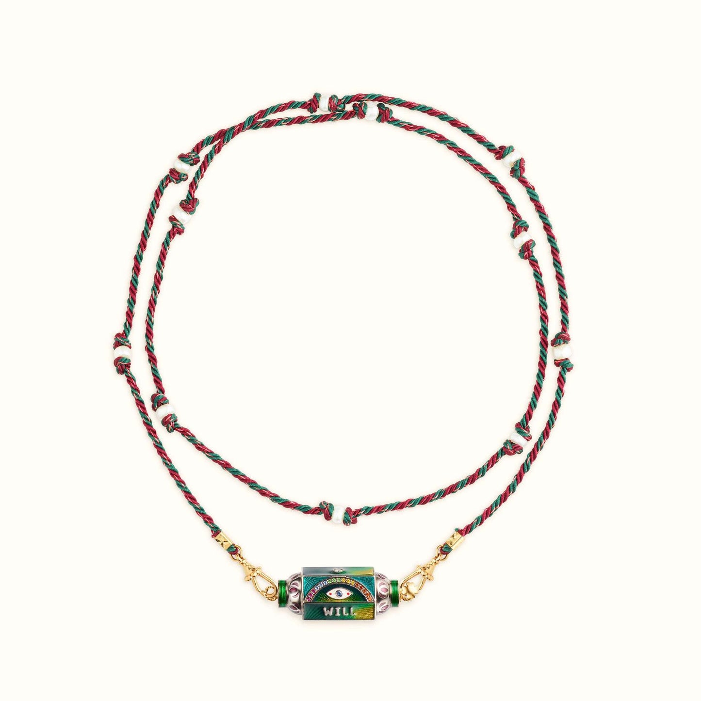 Minimalist Geometric Star Eye Tarot Pendant Necklace in Gold-Plated Copper with Adjustable Chain