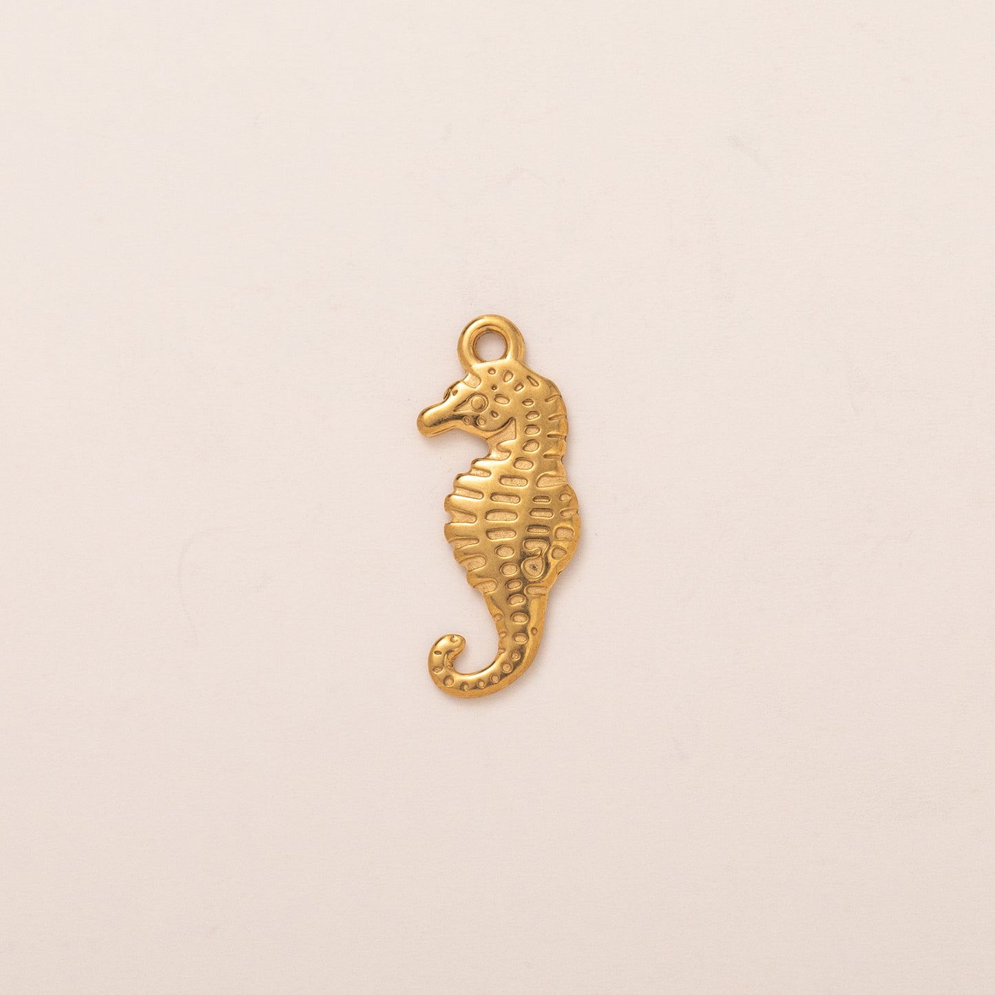 Vintage 18K Gold Plated PVD Stainless Steel Geometric Ocean Series Charm Bar