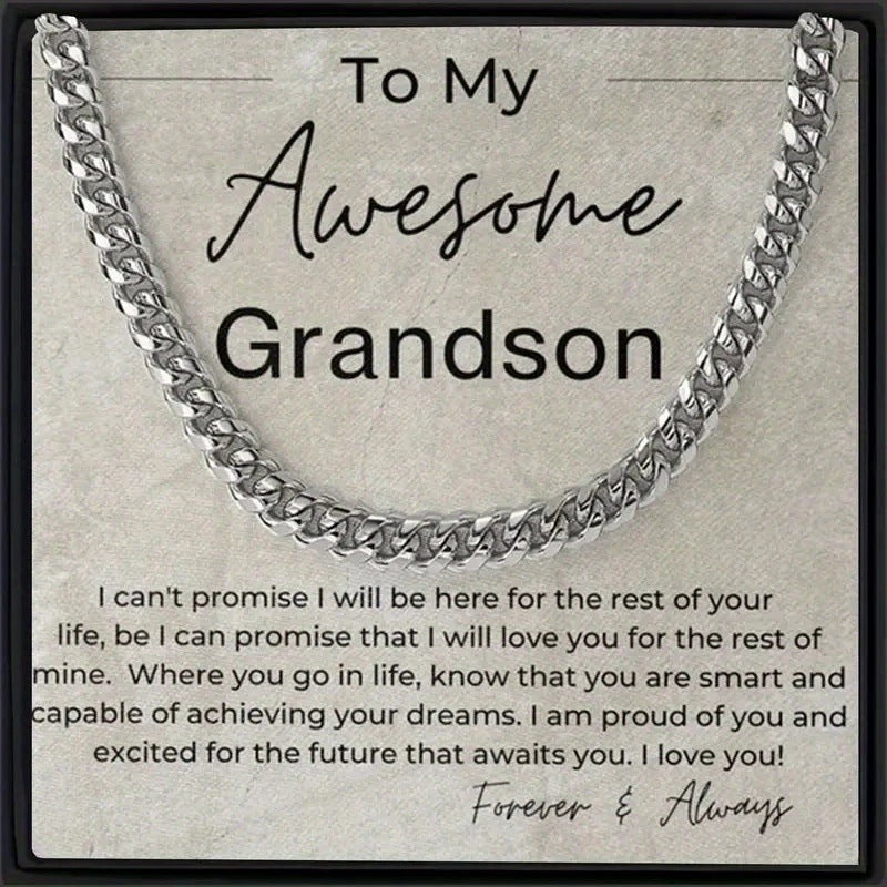 Hip-hop Streetwear U-shaped Plated Iron Cuban Link Chain Necklace for Men