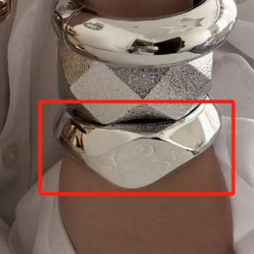 Vintage Luxury Alloy Open Cuff Bracelet