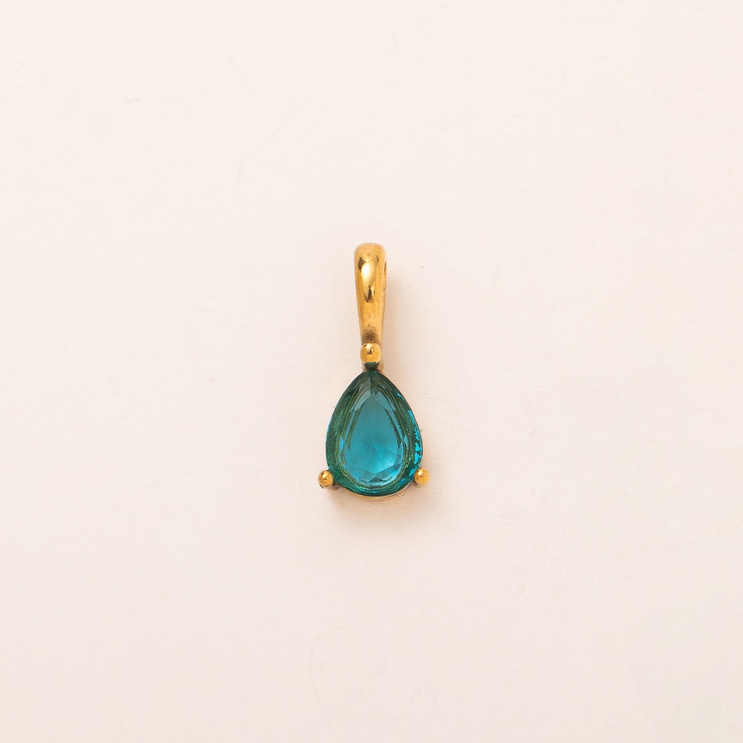 18K Gold Plated Titanium Steel DIY Charm Bar for Shoes Heart Teardrop Geometric PVD Coated