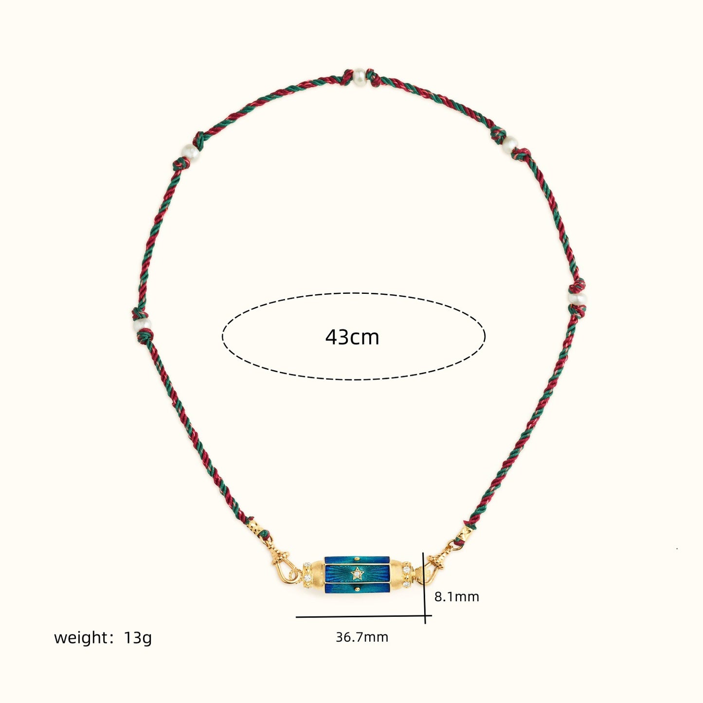 Collana Bohemien Geometrica con Ciondolo a Stella e Occhio in Rame Placcato Oro