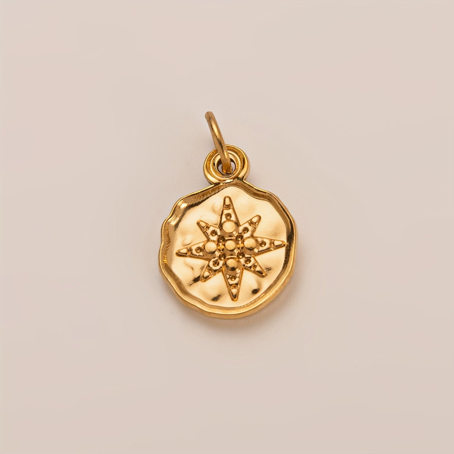 Minimalist Stainless Steel Plated Star Moon Round Square Geometric Charm Bar