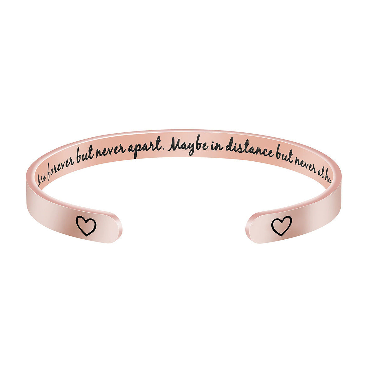 Pulsera de acero inoxidable de moda para mujer con acabado chapado, regalo ideal de Navidad, cumpleaños, Acción de Gracias para mamá