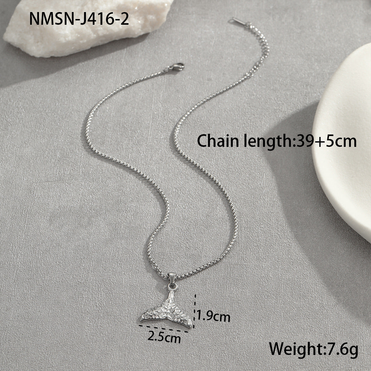 Collana da donna con ciondolo a coda di sirena e albero di cocco geometrico in acciaio inossidabile placcato oro 18 carati, stile moda OL
