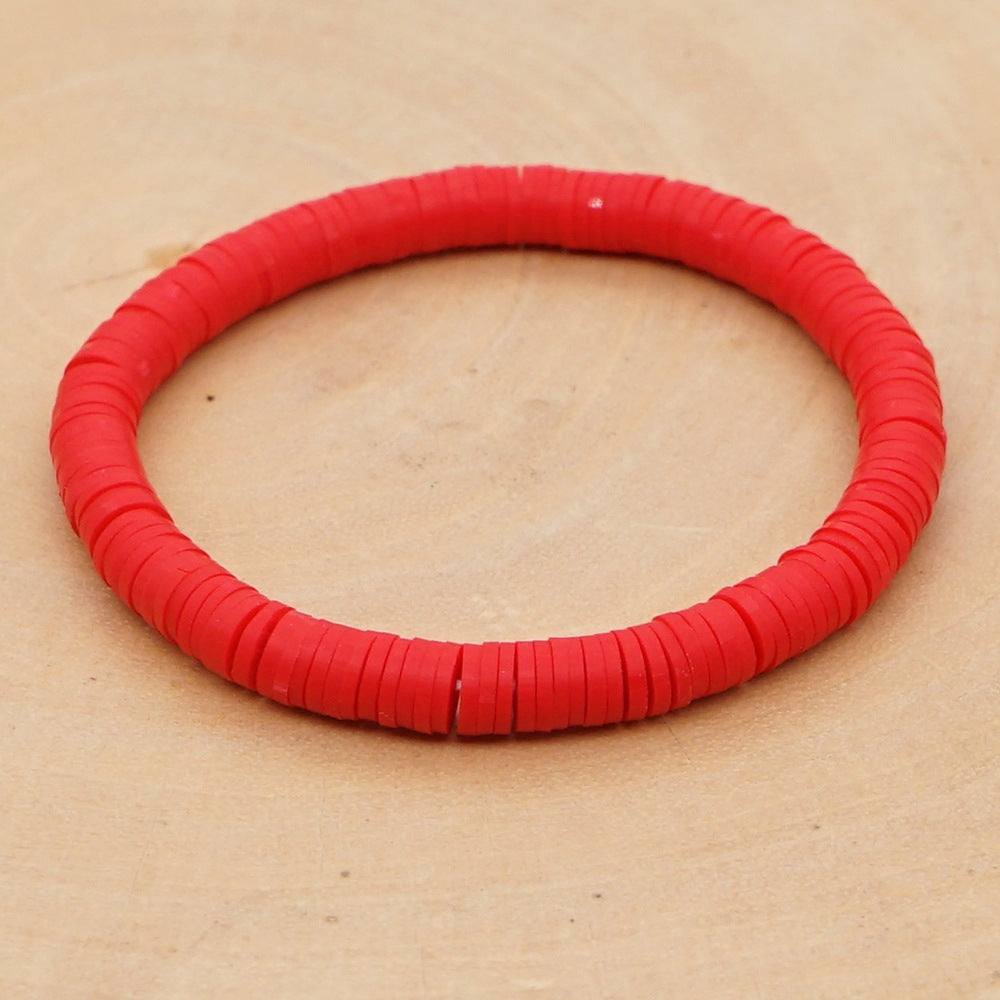 Bohemian Geometric Resin Bracelet