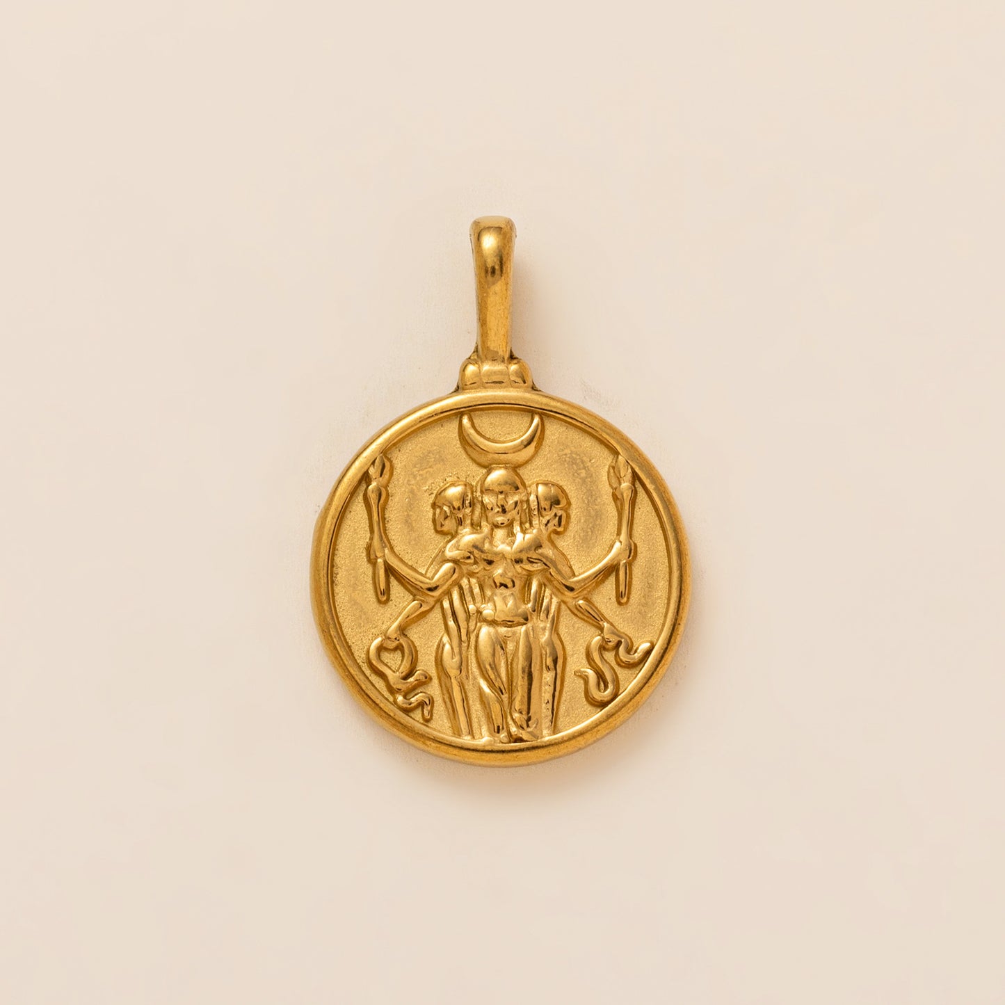 Ciondolo Fai da Te Vintage in Acciaio Inossidabile Placcato Oro 18K, Charm a Stella, Rivestito in PVD