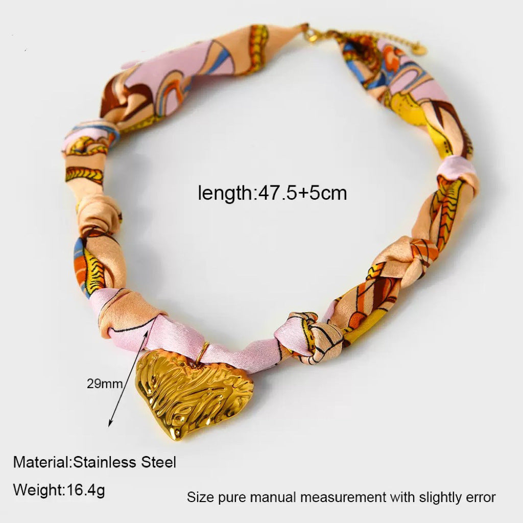 Casual 18K Gold Plated Geometric Animal Stainless Steel Pendant Necklace with Conch Element