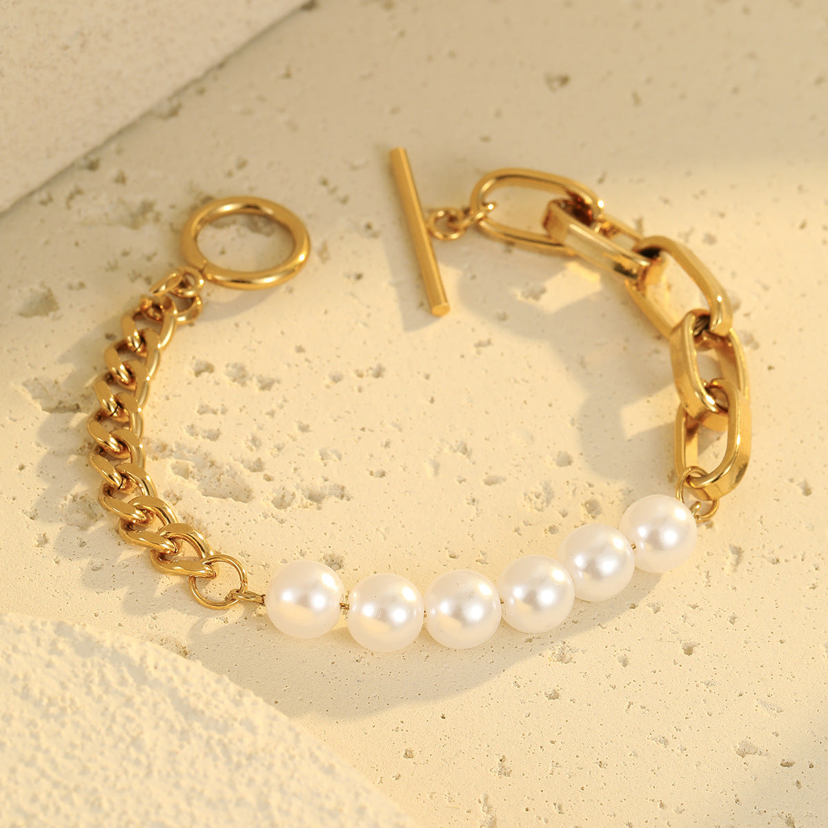 Vintage-Inspired Women's Stainless Steel Plated Bracelet with Heart Pendant and Tassel Detail