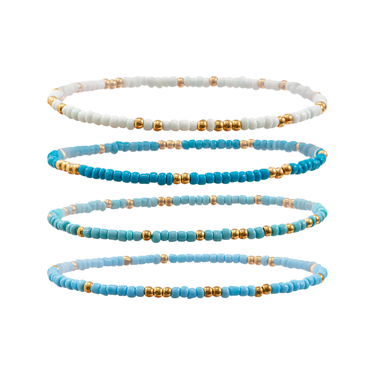 Bohemian Resin Star Animal Shell Anklet Set for Women Beach Vacation Jewelry