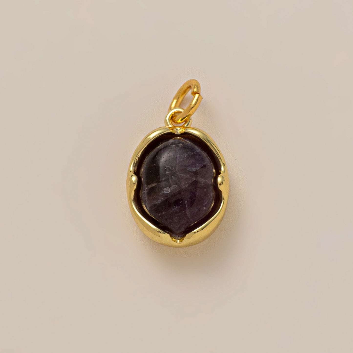 Bohemian Geometric Brass Pendant with 18K Gold Plating DIY Charm Bar for Unisex