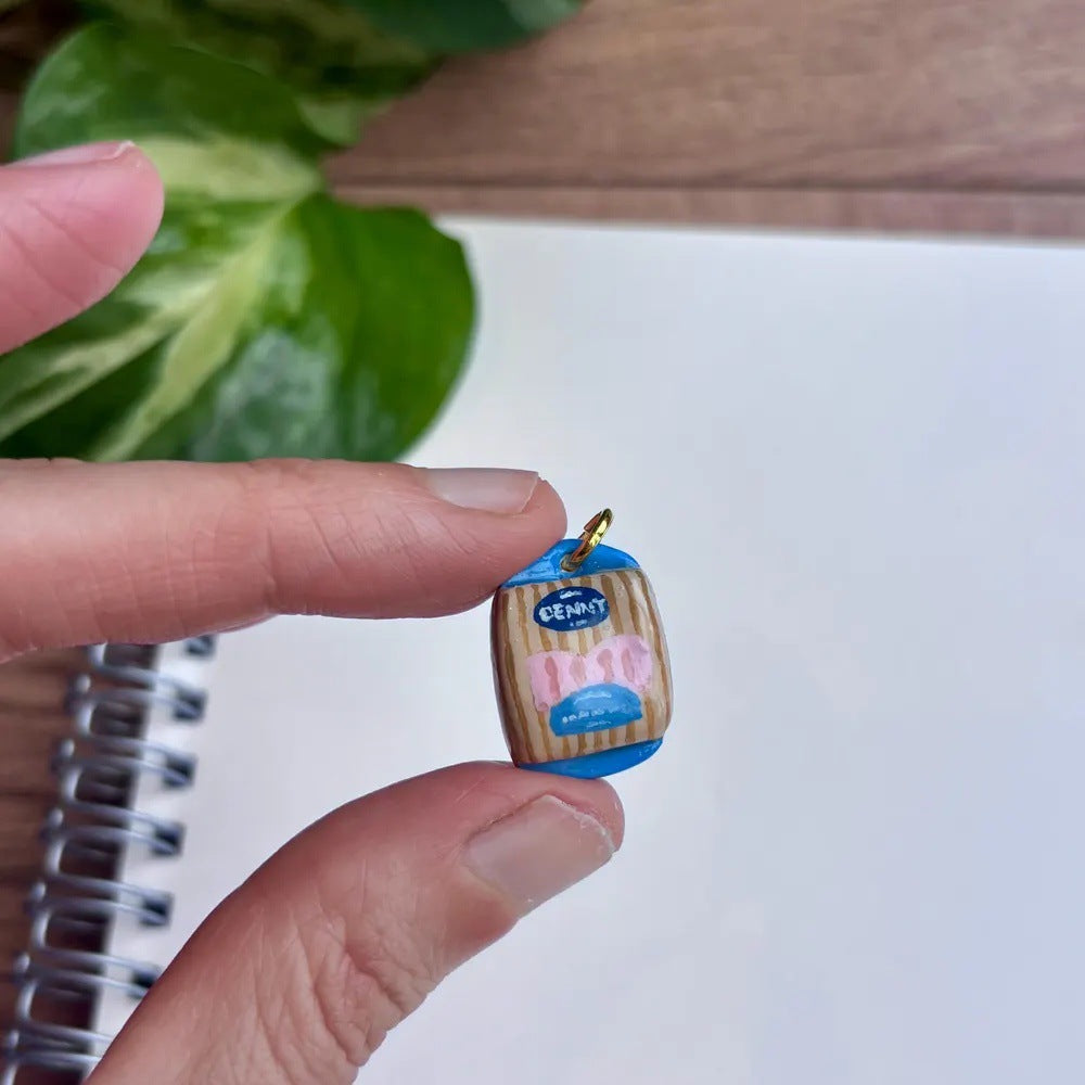 Vintage 18K Gold Plated Drip Oil Candy Charm Bar for Women