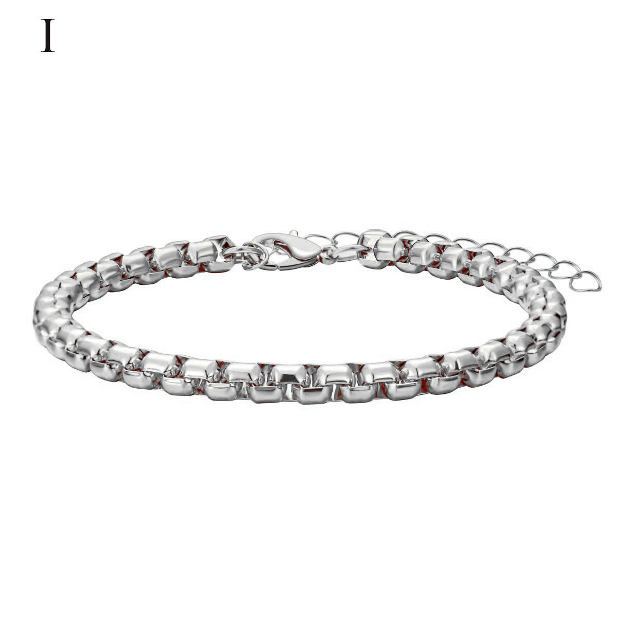 Minimalist Alloy Cuban Link Chain Bracelet Unisex